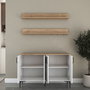 Hanah Home Armario Multiusos Blanco y Nogal